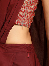 Load image into Gallery viewer, Cowl Skirt with dupatta drape and blouse