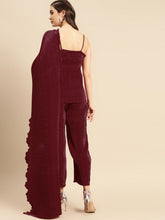 Load image into Gallery viewer, Jumpsuit with a dupatta Drape