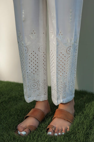 EMBROIDERED COTTON TROUSER 239