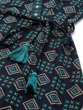 Load image into Gallery viewer, Overlap neck dhoti jumpsuit