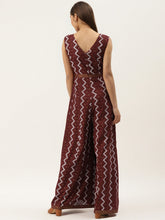 Laden Sie das Bild in den Galerie-Viewer, Front borders with kalidar pants printed jumpsuit