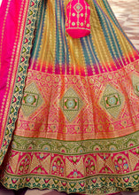 Load image into Gallery viewer, Multi Colour Banarasi Silk Lehenga Choli with Heavy Embroidered work