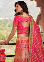 Load image into Gallery viewer, Shades Of Pink Banarasi Silk Lehenga Choli with Heavy Embroidered work