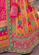 Load image into Gallery viewer, Multi Colour Banarasi Silk Lehenga Choli with Heavy Embroidered work