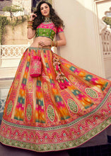 Load image into Gallery viewer, Multi Colour Banarasi Silk Lehenga Choli with Heavy Embroidered work