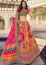 Load image into Gallery viewer, Multi Colour Banarasi Silk Lehenga Choli with Heavy Embroidered work