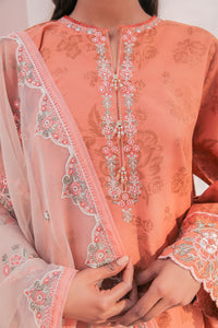 EMBROIDERED JACQUARD LAWN UF-335