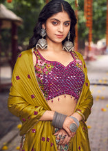 Load image into Gallery viewer, Multi Coloured Ready to Wear Designer Silk Lehenga Choli