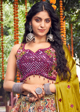 Load image into Gallery viewer, Multi Coloured Ready to Wear Designer Silk Lehenga Choli