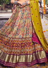Load image into Gallery viewer, Multi Coloured Ready to Wear Designer Silk Lehenga Choli
