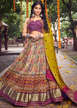 Load image into Gallery viewer, Multi Coloured Ready to Wear Designer Silk Lehenga Choli