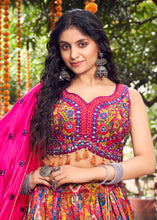 Load image into Gallery viewer, Shades Of Pink Ready to Wear Designer Silk Lehenga Choli