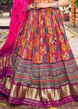 Load image into Gallery viewer, Shades Of Pink Ready to Wear Designer Silk Lehenga Choli