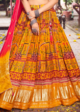 Load image into Gallery viewer, Haldi Yellow Ready to Wear Designer Silk Lehenga Choli