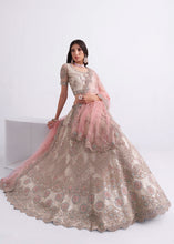 Load image into Gallery viewer, Daisy White Net Lehenga Choli with Cording,Thread,Sequins &amp; Zarkan work