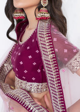 Load image into Gallery viewer, Jam Purple Georgette Lehenga Choli with Cording,Thread,Sequins &amp; Zarkan work