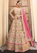 Load image into Gallery viewer, Ivory White Banarasi Silk Lehenga Choli with Heavy Embroidery Work