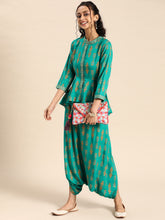 Load image into Gallery viewer, Peplum with dhoti Jumpsuit