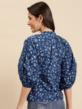 Load image into Gallery viewer, Balloon sleeve front placket top