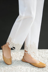 EMBROIDERED COTTON PANTS 221