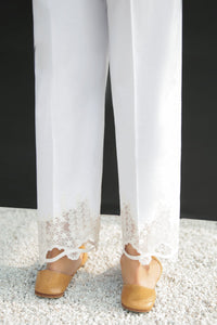 EMBROIDERED COTTON PANTS 221