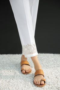 EMBROIDERED COTTON TROUSER 223