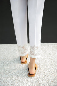 EMBROIDERED COTTON TROUSER 223