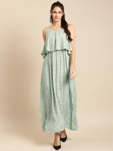 Load image into Gallery viewer, Printed Maxi with Flare yoke