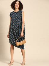 Load image into Gallery viewer, Asymmetric one side cowl Dress