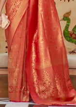 Laden Sie das Bild in den Galerie-Viewer, Crimson Red Zari Woven Kanjivaram Silk Saree