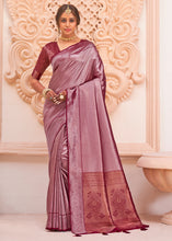 Load image into Gallery viewer, Shades Of Pink Woven Designer Silk Saree
