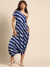 Carica l'immagine nel visualizzatore Galleria,One Shoulder Dhoti Jumpsuit