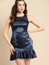 Load image into Gallery viewer, Bottom flare mini dress