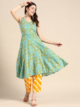 Carica l'immagine nel visualizzatore Galleria,Deep back tie up kurta palazzo