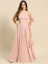 Load image into Gallery viewer, Flared skirt with crop top