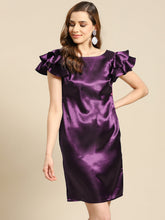 Load image into Gallery viewer, Frill Sleeve Shift dress