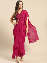 Carica l'immagine nel visualizzatore Galleria,Blouse with prestiched frill gown