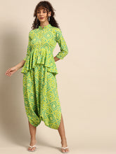Laden Sie das Bild in den Galerie-Viewer, Peplum Yoke dhoti Jumpsuit