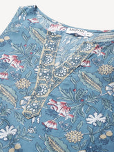 Load image into Gallery viewer, Mini Printed shift dress with big pocket detail