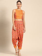 Load image into Gallery viewer, Crop top with dhoti pants