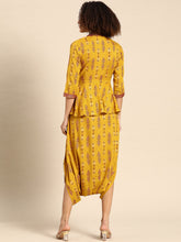 Load image into Gallery viewer, Peplum with dhoti Jumpsuit