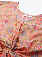 Load image into Gallery viewer, Printed Front twist long top