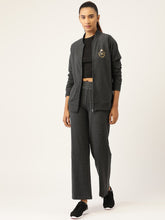 Load image into Gallery viewer, Zipper Sweatshirt with Straight Track pant set