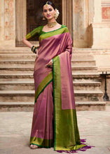 Load image into Gallery viewer, Lilac Purple Woven Kanjivaram Silk Saree