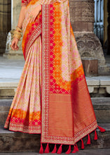 Load image into Gallery viewer, Multi Colored Woven Dola Silk Saree with Embroidered Blouse