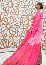 Load image into Gallery viewer, Hot Pink Digital Printed Crepe Silk Saree