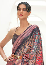 Load image into Gallery viewer, Multi Colour Digital Printed Crepe Silk Saree