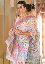 Load image into Gallery viewer, Blush Pink Banarasi Jamawar Woven Silk Saree