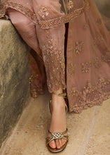 Load image into Gallery viewer, Old Rose Heavy Embroidered Net Anarkali