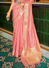 Load image into Gallery viewer, Shades Of Pink Handloom Weave Organza Silk Saree